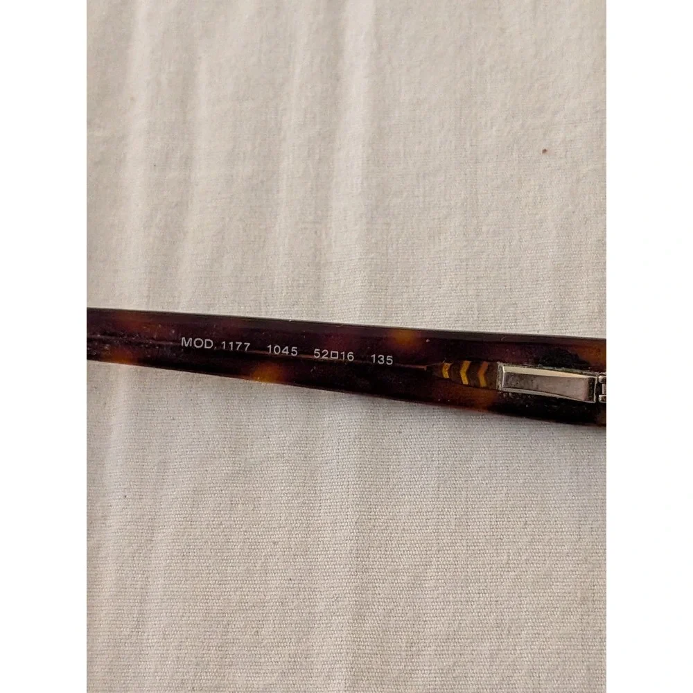 Versace Eyeglasses MOD1177 1045 Metal Rectangle 52-16 135 Italy FRAMES ONLY
